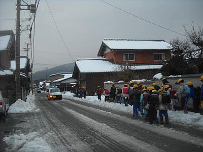 大雪の年明け