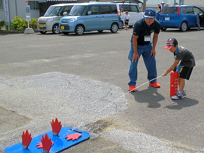 栗原消火器訓練