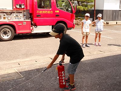 岩手の初期消火体験