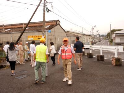 垂井小区通学路安全点検