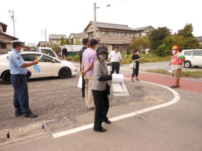 宮代小通学路安全点検