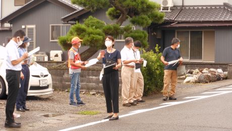 合原小通学路安全点検