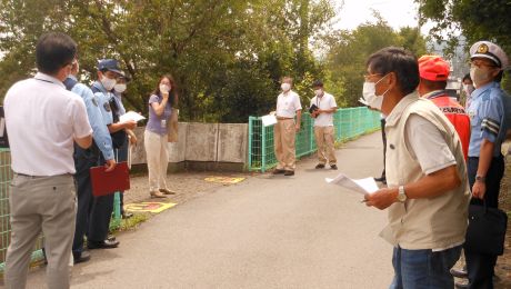 宮代小通学路安全点検